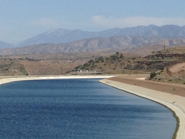 The aqueduct in Palmdale.